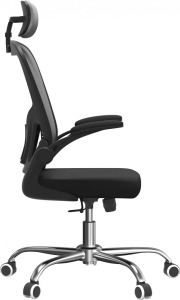 Forgó irodai szék, Dory, szövet, 64x123x54 cm, szürke