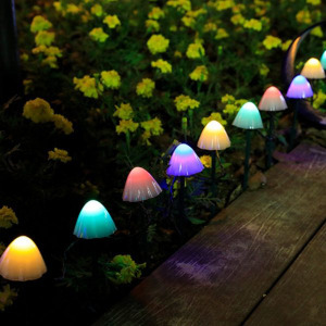 10 db-os RGB LED szolár lámpa készlet