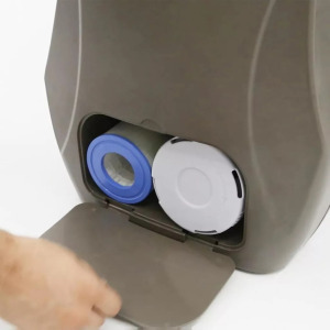 Avenli felfújható jakuzzi London fekete színű 165x70cm