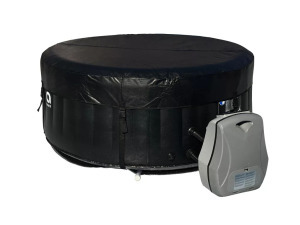 Avenli felfújható jakuzzi London fekete színű 165x70cm