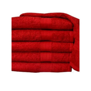 5 db Piros 70x140 cm pamut törölköző
