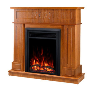 Kandallókészlet Ambasador barna & Cris, 1000x1048x300 mm, 1500 W