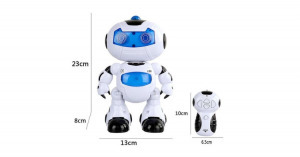 Távirányítós robot, beszél, táncol, sétál, zenét játszik