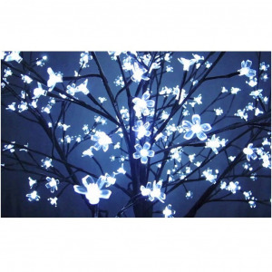 Dekorációs sakura Led fa, 92db led, 130cm, hideg fehér