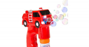 Tűzoltóautós buborékfújó játék pisztoly