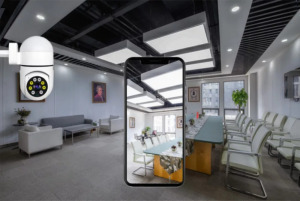 Intelligens Z1 HD térfigyelő kamera, kétirányú hang, éjjellátás, fehér