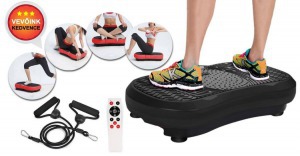 Vibrációs tréner 220W, fekete