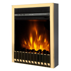 Beépített elektromos kandalló Gala gold, 577x447x161 mm, 2000 W
