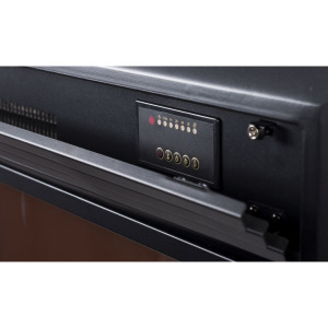 Beépített elektromos kandalló Richi, 654 x 816 x 232 mm, 1950 W