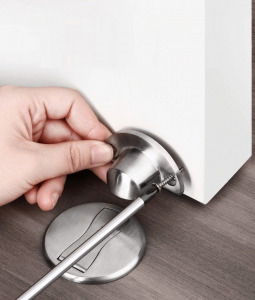 Elegáns mágneses ajtóütköző -vörös (bronz)