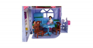 Vidéki babaház, összecsukható villa