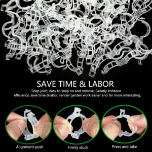 30 db paradicsominda-rögzítő csipesz