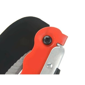 Összecsukható sarlós kasza ergonomikus fogantyúval 43 cm - piros/fekete