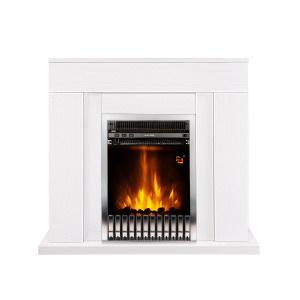 Elektromos kandalló Agnes & Gala silver, 850x950x300 mm, 2000 W