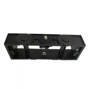 Mobiltelefon tartó, ripodhoz/monopodhoz, állítható szögű adapter, fekete