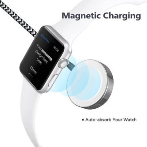 2 az 1-ben Lightning + Vezeték nélküli töltő, iPhone/iPad/Apple Watch -hoz