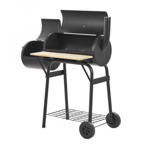 2in1 faszenes BBQ grill és smoker