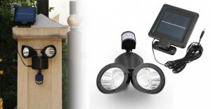 Mozgásérzékelős napelemes világítás