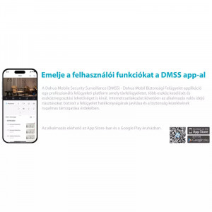 Dahua 4MP beltéri 360 fokos, Wi-Fi IP kamera, Hero széria, mikrofon