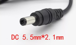 Hálózati adapter 5V/2A, 5.5/2.5mm csatlakozás, 0.9m
