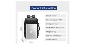 Ozuko 2 az 1-ben hátizsák és bőrönd