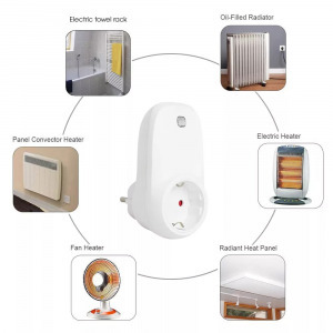 Okos konnektor időzítő kapcsoló WiFi X-17