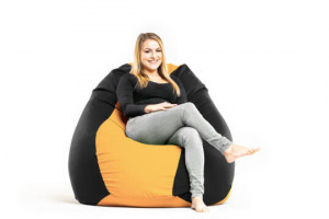 Két színű XXL babzsák - 70x110x110