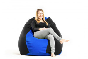 Két színű XXL babzsák - 70x110x110