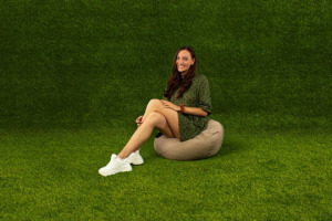 Kültéri babzsák puff - 40x60x60