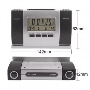 2 Projektoros óra, időjárás állomás