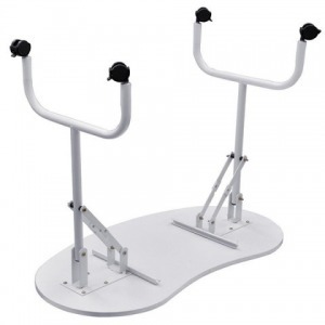 Hordozható manikűr asztal ajándék táskával, fehér színben