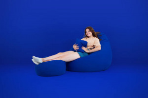 All In XXL babzsákfotel garnitúra - babzsák+puff+ajándék párna