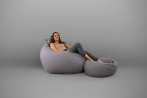 All In XXL babzsákfotel garnitúra - babzsák+puff+ajándék párna