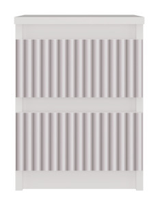 Drohmo MIX M2 ARTEO éjjeliszekrény, 30x40x30 cm, fehér-rózsaszín