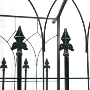 GardenLine növényfuttató pergola kiskapuval - 106 x 50 x 217 cm