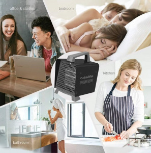 Multifun elektromos fűtőberendezés, fekete