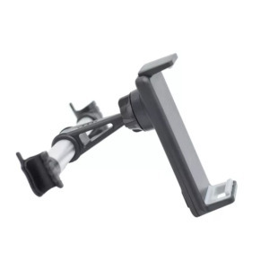 Autós tablet- és mobiltartó, fejtámlára rögzíthető, 360°-ban forgatható