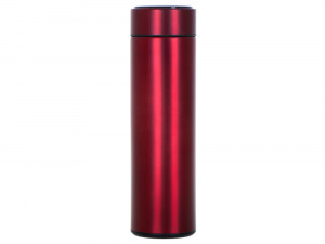 SMART LED kijelzős thermo termosz bögre - 500ml - bordó