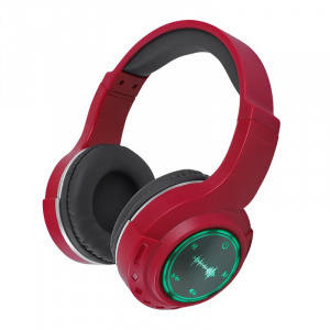 Bluetooth vezeték nélküli fejhallgató, RGB világítással, rádió funkció