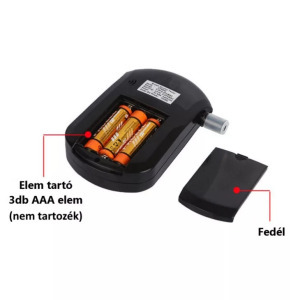 Digitális alkoholszonda, LCD, érintésmentes, 0~0.20% +/-0.01% BAC