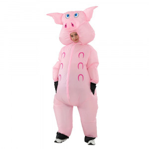Cosplay felfújható malac jelmez