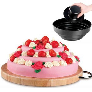 Háromszintes designer tortaforma / különleges betéttel