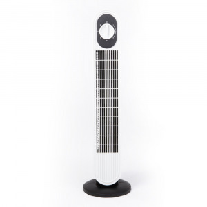 Oszlopventilátor - 220V - 45W - 79 X 22,5 CM - fehér
