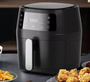 NewLine C8 (8L) 2400W légkeveréses sütő fekete
