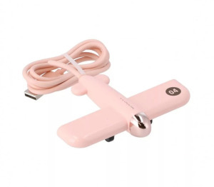 PL4 USB elosztó (USB2.0 -> 4xUSB2.0), repülőgép alakú, 4 portos USB2.0 pink