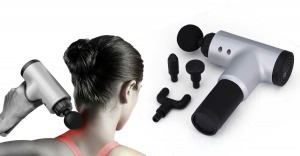 Masszázspisztoly -4 cserélhető fejjel