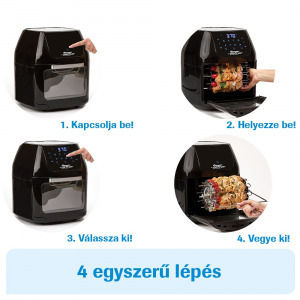 Power Airfryer Multi-Function Deluxe - forrólevegős fritőz