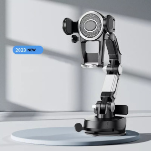 Autós tapadókorongos tartó, telefonszám kijelző, szélvédőre, műszer-falra, fekete