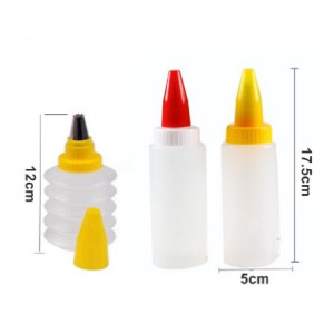 Torta díszítő 19 részes készlet, műanyag - MS-803