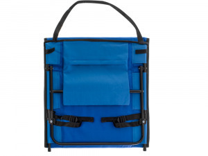 Összecsukható strandszőnyeg nyugágy állítható háttámlával - sötétkék